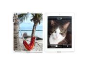 Tropical Beach Hammock - Palm Trees Ocean - Snap On Hard Protective Case for Apple iPad 2 3 4 - White Tropical Beach Hammock - Palm Trees Ocean - Snap On Hard Protective Case for Apple iPad 2 3 4 - White