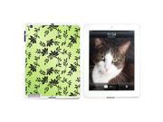Power of Flowers Green Snap On Hard Protective Case for Apple iPad 2 3 4 White