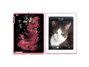 Asian Carp Fish Catfish Design Snap On Hard Protective Case for Apple iPad 2 3 4 Pink