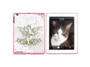 Cherub and Fall Leaves Angel Vintage Snap On Hard Protective Case for Apple iPad 2 3 4 Pink