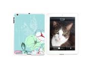 Spring Easter Bird on Flower Vintage Blue Snap On Hard Protective Case for Apple iPad 2 3 4 White