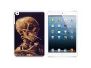 Skull With a Burning Cigarette Van Gogh Snap On Hard Protective Case for Apple iPad Mini White