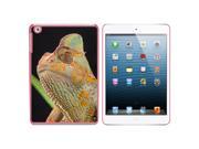 Veiled Chameleon Lizard Reptile Snap On Hard Protective Case for Apple iPad Mini Pink