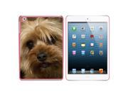 Yorkshire Terrier Yorkie Dog Snap On Hard Protective Case for Apple iPad Mini Pink
