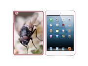 Common House Fly Faceted Eyes Snap On Hard Protective Case for Apple iPad Mini Pink