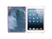 Ocean Wave Surf Surfing Surfer Snap On Hard Protective Case for Apple iPad Mini Pink