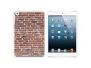 Bricks Snap On Hard Protective Case for Apple iPad Mini White