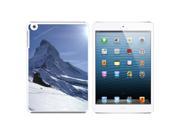 Matterhorn Swiss Alps Mountain Snap On Hard Protective Case for Apple iPad Mini White