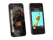 Doberman Pinscher Red On Brown Dog Pet Snap On Hard Protective Case for Apple iPhone 5 Black