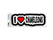 I Love Heart Chameleons MAG NEATO S™ Automotive Car Refrigerator Locker Vinyl Magnet