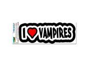I Love Heart Vampires MAG NEATO S™ Automotive Car Refrigerator Locker Vinyl Magnet