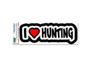 I Love Heart Hunting MAG NEATO S™ Automotive Car Refrigerator Locker Vinyl Magnet