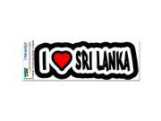 I Love Heart Sri Lanka MAG NEATO S™ Automotive Car Refrigerator Locker Vinyl Magnet
