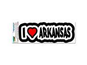 I Love Heart Arkansas MAG NEATO S™ Automotive Car Refrigerator Locker Vinyl Magnet