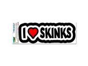 I Love Heart Skinks Lizards MAG NEATO S™ Automotive Car Refrigerator Locker Vinyl Magnet