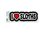 I Love Heart Sloths MAG NEATO S™ Automotive Car Refrigerator Locker Vinyl Magnet