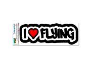 I Love Heart Flying Pilots Airplanes MAG NEATO S™ Automotive Car Refrigerator Locker Vinyl Magnet