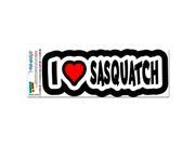 I Love Heart Sasquatch MAG NEATO S™ Automotive Car Refrigerator Locker Vinyl Magnet