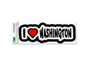 I Love Heart Washington MAG NEATO S™ Automotive Car Refrigerator Locker Vinyl Magnet