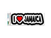 I Love Heart Jamaica MAG NEATO S™ Automotive Car Refrigerator Locker Vinyl Magnet