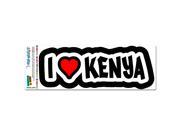 I Love Heart Kenya MAG NEATO S™ Automotive Car Refrigerator Locker Vinyl Magnet