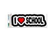 I Love Heart School Education Teaching MAG NEATO S™ Automotive Car Refrigerator Locker Vinyl Magnet