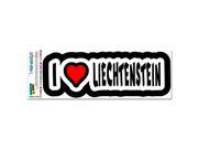 I Love Heart Liechtenstein MAG NEATO S™ Automotive Car Refrigerator Locker Vinyl Magnet