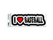 I Love Heart Baseball MAG NEATO S™ Automotive Car Refrigerator Locker Vinyl Magnet