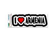 I Love Heart Armenia MAG NEATO S™ Automotive Car Refrigerator Locker Vinyl Magnet