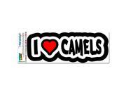 I Love Heart Camels MAG NEATO S™ Automotive Car Refrigerator Locker Vinyl Magnet