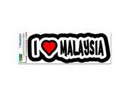 I Love Heart Malaysia MAG NEATO S™ Automotive Car Refrigerator Locker Vinyl Magnet
