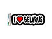 I Love Heart Belarus MAG NEATO S™ Automotive Car Refrigerator Locker Vinyl Magnet
