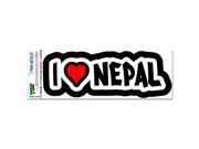 I Love Heart Nepal MAG NEATO S™ Automotive Car Refrigerator Locker Vinyl Magnet
