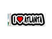 I Love Heart Atlanta Georgia MAG NEATO S™ Automotive Car Refrigerator Locker Vinyl Magnet