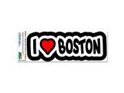 I Love Heart Boston MAG NEATO S™ Automotive Car Refrigerator Locker Vinyl Magnet