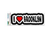 I Love Heart Brooklyn MAG NEATO S™ Automotive Car Refrigerator Locker Vinyl Magnet