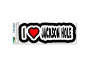 I Love Heart Jackson Hole Wyoming MAG NEATO S™ Automotive Car Refrigerator Locker Vinyl Magnet