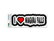 I Love Heart Niagara Falls Ontario Canada New York MAG NEATO S™ Automotive Car Refrigerator Locker Vinyl Magnet