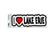 I Love Heart Lake Erie Great Lakes MAG NEATO S™ Automotive Car Refrigerator Locker Vinyl Magnet
