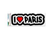 I Love Heart Paris France MAG NEATO S™ Automotive Car Refrigerator Locker Vinyl Magnet