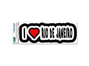 I Love Heart Rio De Janeiro Brazil MAG NEATO S™ Automotive Car Refrigerator Locker Vinyl Magnet