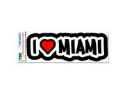 I Love Heart Miami Florida MAG NEATO S™ Automotive Car Refrigerator Locker Vinyl Magnet