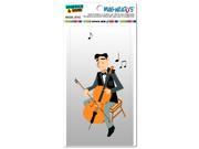 Cello Player Neutral Colors Sheet Music MAG NEATO S™ Automotive Car Refrigerator Locker Vinyl Magnet