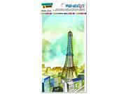Watercolor Paris Blue Yellow - Eiffel Tower France MAG-NEATO'Sâ„¢ Automotive Car Refrigerator Locker Vinyl Magnet Watercolor Paris Blue Yellow - Eiffel Tower France MAG-NEATO'Sâ„¢ Automotive Car Refrigerator Locker Vinyl Magnet