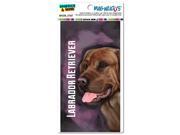 Chocolate Labrador Retriever Pink Dog Pet MAG NEATO S™ Automotive Car Refrigerator Locker Vinyl Magnet