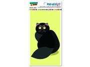 Geometric Black Persian Cat MAG NEATO S™ Automotive Car Refrigerator Locker Vinyl Magnet
