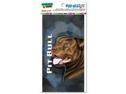 Pit Bull Pitbull American Staffordshire Terrier Dog Pet Red Nose Blue Background MAG NEATO S™ Automotive Car Refrigerator Locker Vinyl Magnet