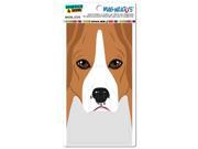 Beagle Dog Pet Full Face MAG NEATO S™ Automotive Car Refrigerator Locker Vinyl Magnet