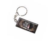 Pit Bull Black Pitbull American Staffordshire Terrier Dog Pet Keychain Key Chain Ring