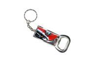 Red and Chrome Vintage Classic Car Keychain Bottle Bottlecap Opener